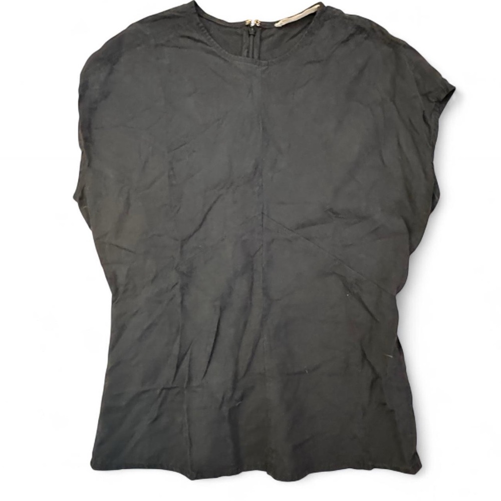 Everlane Tencel Drape Top with Butterlight fabric in Black Size 00